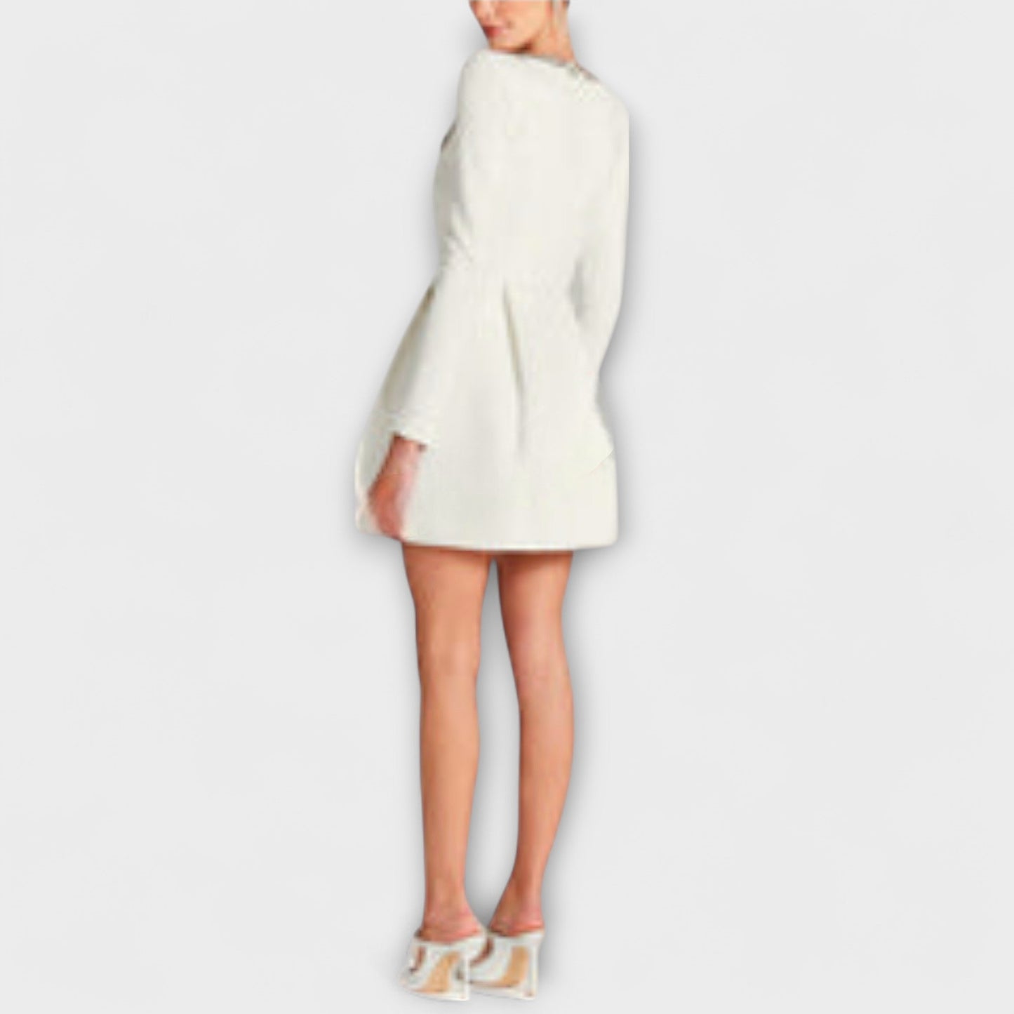 Wren - Velvet Mini Dress with Jewel Embellishment