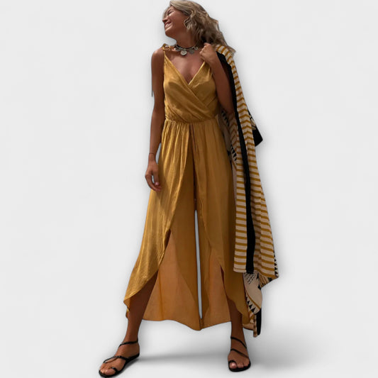 Anna - Donatila Side Slit Jumpsuit