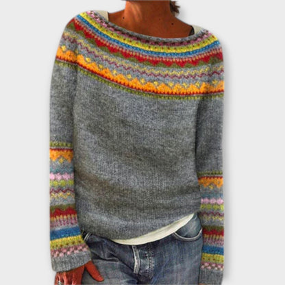 Suzu - Vintage Knit Sweater for Women