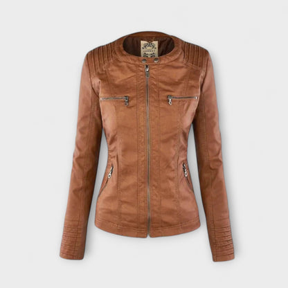 Amélie - The Elegant and Unique Leather Jacket