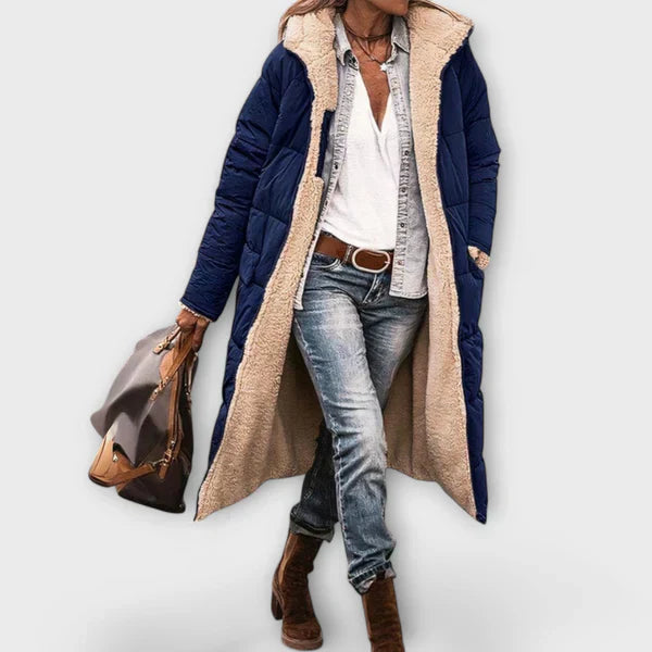 Kora - Cozy Faux Fur Lined Coat