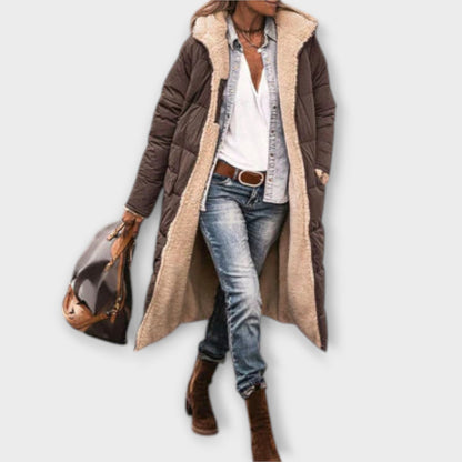 Kora - Cozy Faux Fur Lined Coat