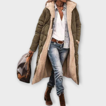 Kora - Cozy Faux Fur Lined Coat