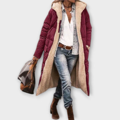 Kora - Cozy Faux Fur Lined Coat