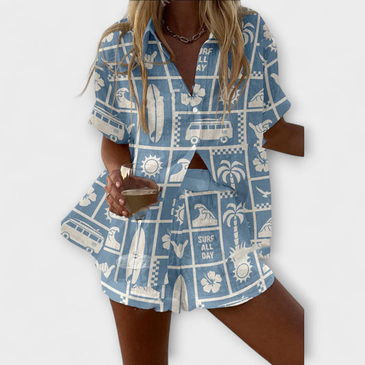 Trenara – Airy Look with Caravan Print