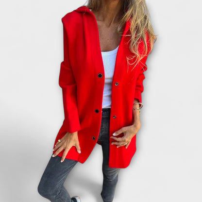 Ella – Gray Hoodie with Pockets