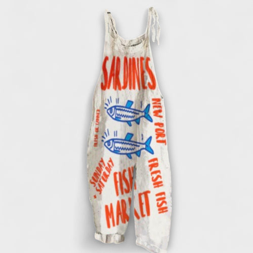 Amelia – Vintage Jumpsuit for Women with Wide Legs