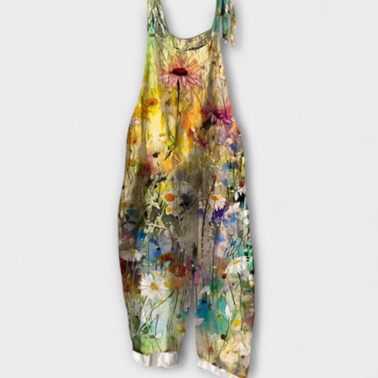 Abigail - Retro Floral Jumpsuit perfect harmony