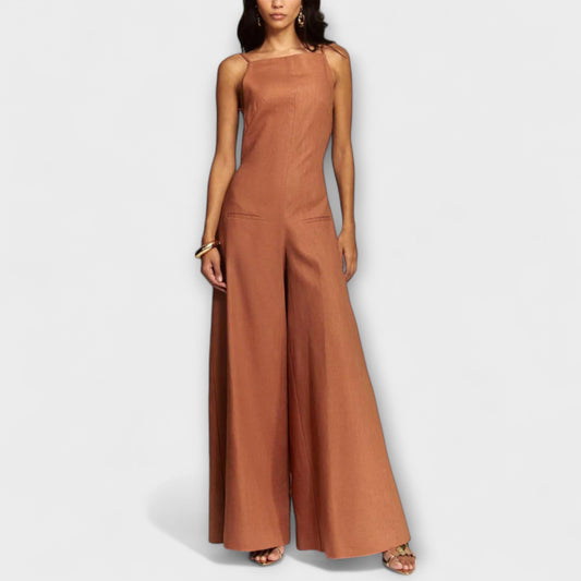 Ylva - Radiant Halter Jumpsuit