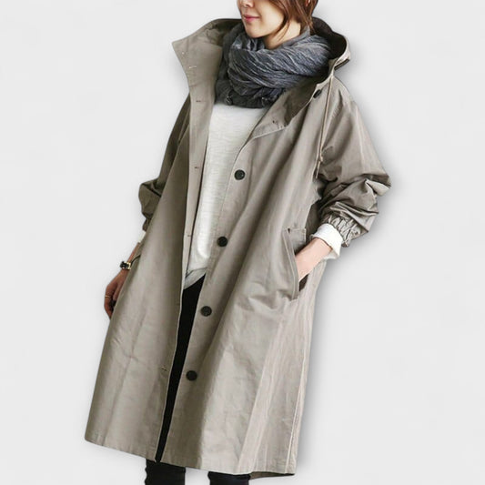 Andréa - Elegant Waterproof Trench Coat